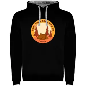 Kruskis Camp On Hoodie Zwart