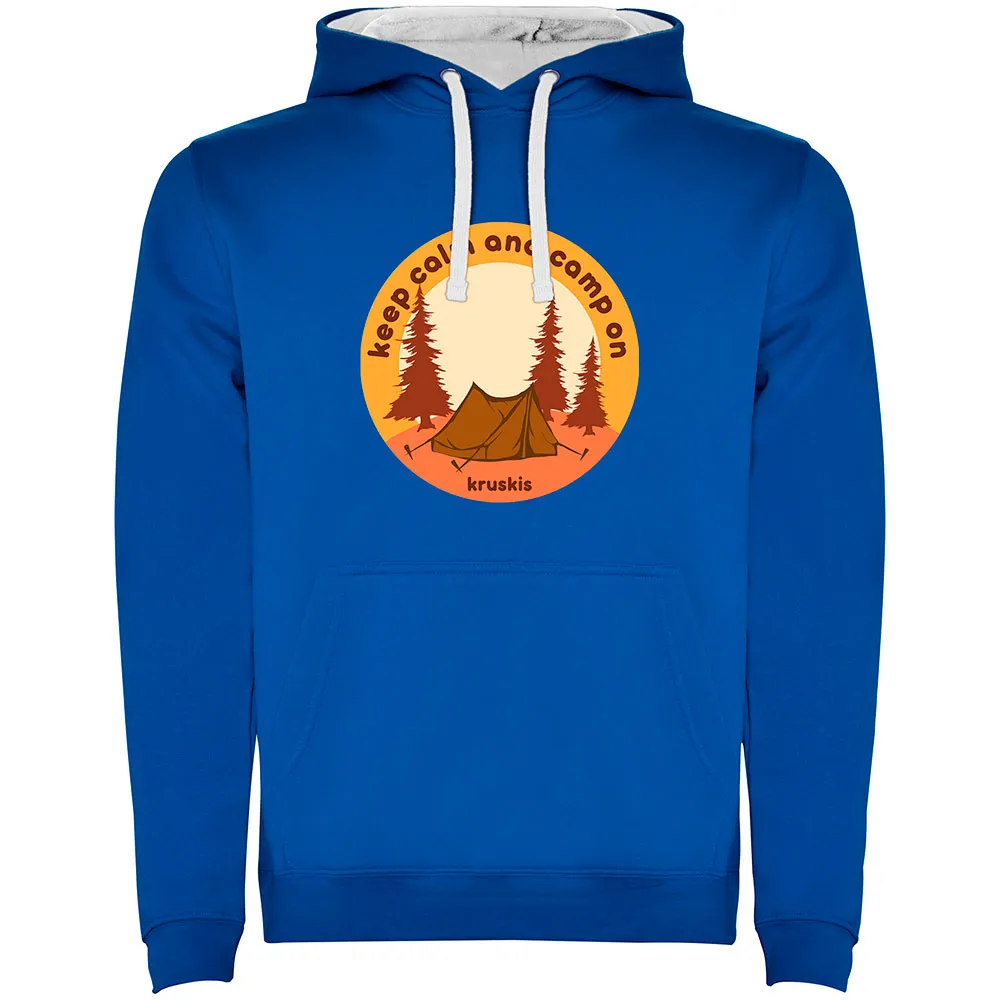 Kruskis Camp On Hoodie Blauw