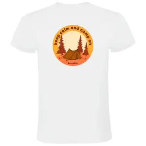 Kruskis Camp On T-shirt Met Korte Mouwen Wit