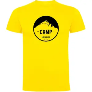 Kruskis Camp T-shirt Met Korte Mouwen Geel