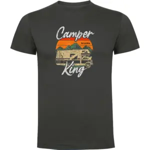 Kruskis Camper King T-shirt Met Korte Mouwen Grijs