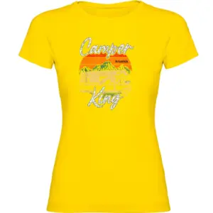 Kruskis Camper King T-shirt Met Korte Mouwen Geel
