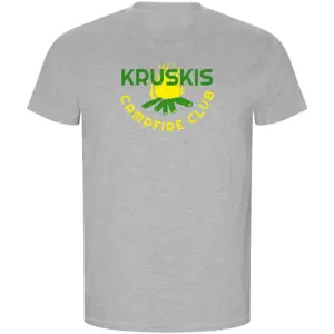 Kruskis Campfire Club Eco T-shirt Met Korte Mouwen Grijs