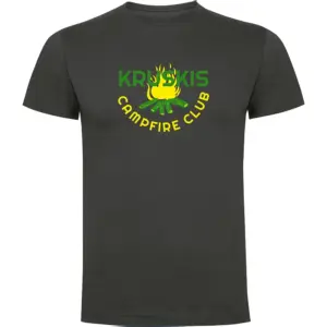 Kruskis Campfire Club T-shirt Met Korte Mouwen Grijs