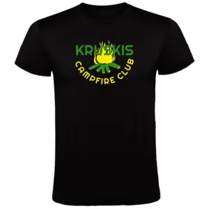 Kruskis Campfire Club T-shirt Met Korte Mouwen Zwart