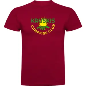 Kruskis Campfire Club T-shirt Met Korte Mouwen Rood