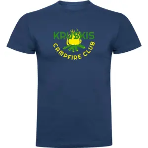 Kruskis Campfire Club T-shirt Met Korte Mouwen Blauw