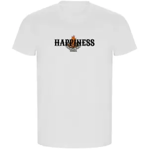 Kruskis Campfire Happiness Eco T-shirt Met Korte Mouwen Wit