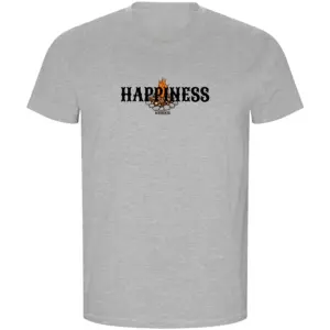Kruskis Campfire Happiness Eco T-shirt Met Korte Mouwen Grijs