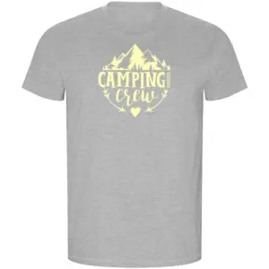 Kruskis Camping Crew Eco T-shirt Met Korte Mouwen Grijs
