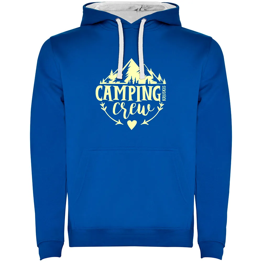 Kruskis Camping Crew Hoodie Blauw