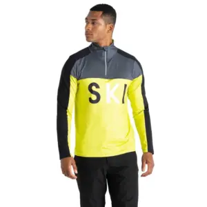 Dare2b Ski Core Half Rits Lange Mouw T-shirt Grijs