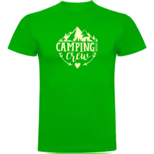 Kruskis Camping Crew T-shirt Met Korte Mouwen Groen