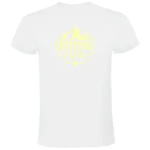 Kruskis Camping Crew T-shirt Met Korte Mouwen Wit