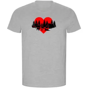 Kruskis Camping Dogs Eco T-shirt Met Korte Mouwen Grijs