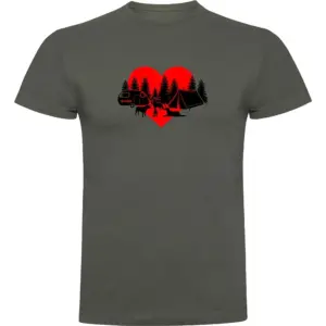 Kruskis Camping Dogs T-shirt Met Korte Mouwen Groen