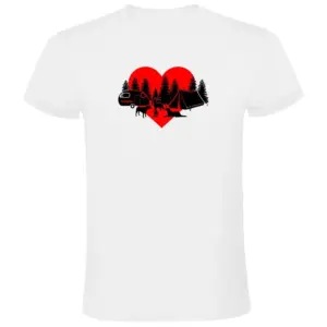 Kruskis Camping Dogs T-shirt Met Korte Mouwen Wit