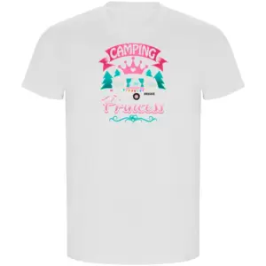 Kruskis Camping Princess Eco T-shirt Met Korte Mouwen Wit