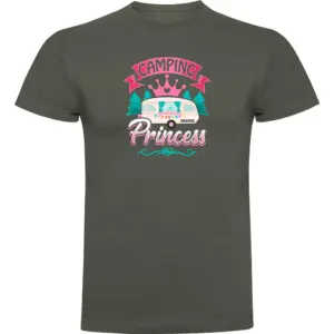 Kruskis Camping Princess T-shirt Met Korte Mouwen Groen