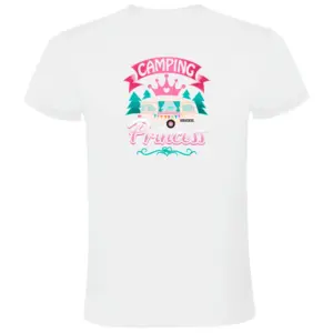 Kruskis Camping Princess T-shirt Met Korte Mouwen Wit