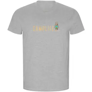 Kruskis Camplife Eco T-shirt Met Korte Mouwen Grijs