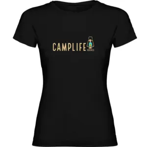 Kruskis Camplife T-shirt Met Korte Mouwen Zwart