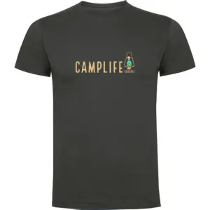 Kruskis Camplife T-shirt Met Korte Mouwen Grijs