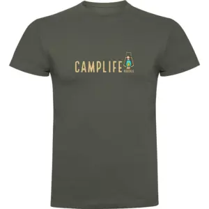 Kruskis Camplife T-shirt Met Korte Mouwen Groen
