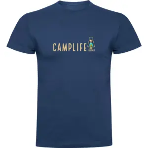 Kruskis Camplife T-shirt Met Korte Mouwen Blauw