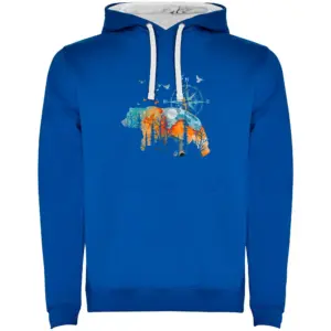 Kruskis Compass Bear Hoodie Blauw