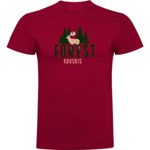 Kruskis Deer T-shirt Met Korte Mouwen Rood