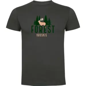 Kruskis Deer T-shirt Met Korte Mouwen Grijs