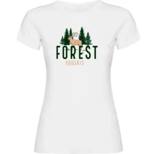 Kruskis Deer T-shirt Met Korte Mouwen Wit