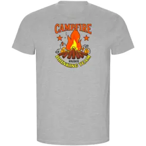Kruskis Drinking Team Eco T-shirt Met Korte Mouwen Grijs
