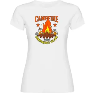 Kruskis Drinking Team T-shirt Met Korte Mouwen Wit