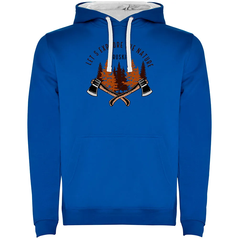 Kruskis Explore Nature Hoodie Blauw