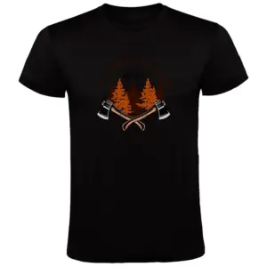 Kruskis Explore Nature T-shirt Met Korte Mouwen Zwart