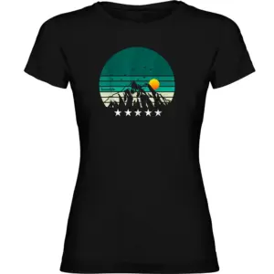 Kruskis Five Stars T-shirt Met Korte Mouwen Zwart