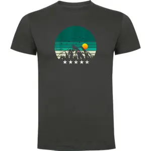 Kruskis Five Stars T-shirt Met Korte Mouwen Grijs