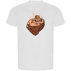 Kruskis Floating Rock Eco T-shirt Met Korte Mouwen Wit