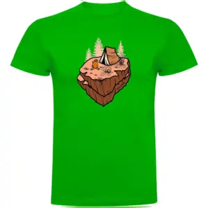 Kruskis Floating Rock T-shirt Met Korte Mouwen Groen