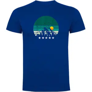 Kruskis Five Stars T-shirt Met Korte Mouwen Blauw