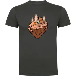 Kruskis Floating Rock T-shirt Met Korte Mouwen Grijs