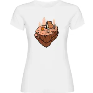 Kruskis Floating Rock T-shirt Met Korte Mouwen Wit