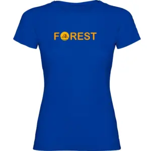 Kruskis Forest T-shirt Met Korte Mouwen Blauw