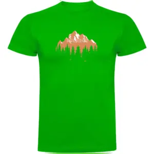 Kruskis Forest Silhouette T-shirt Met Korte Mouwen Groen
