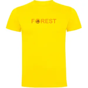 Kruskis Forest T-shirt Met Korte Mouwen Geel