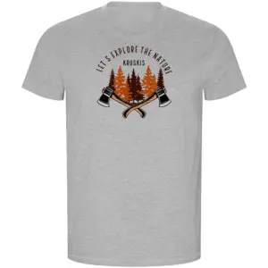 Kruskis Explore Nature Eco T-shirt Met Korte Mouwen Grijs
