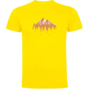 Kruskis Forest Silhouette T-shirt Met Korte Mouwen Geel