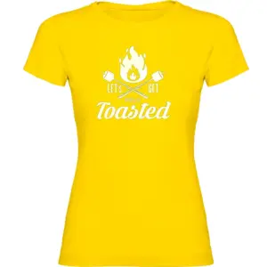 Kruskis Get Toasted T-shirt Met Korte Mouwen Geel